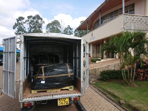 Shipment of Donated Instruments arrive in Nairobi