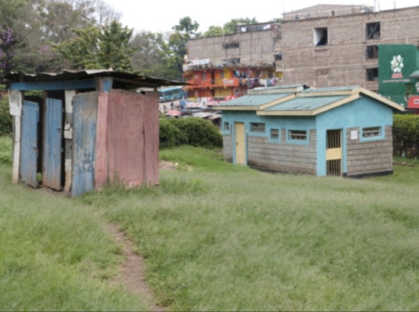 Old Pit Latrines at Kibera