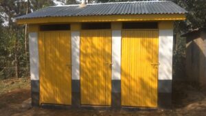 20- One of the 2 new sanitation block