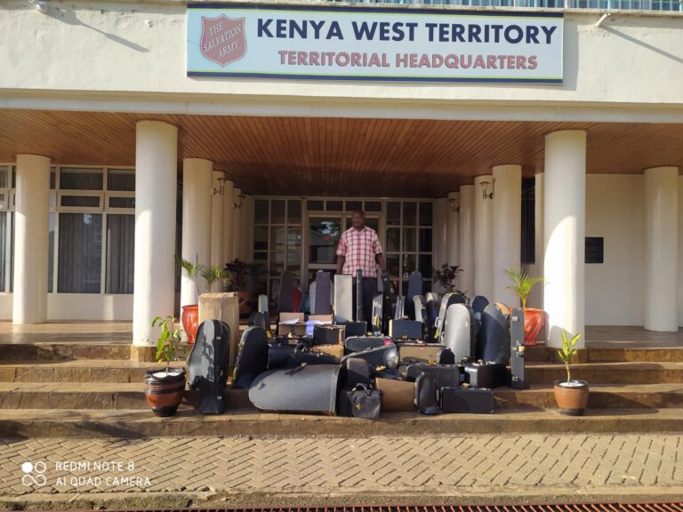 Instruments received in Kenya West Feb. 2022