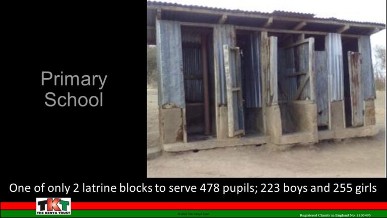 Two Latrine blocks were built