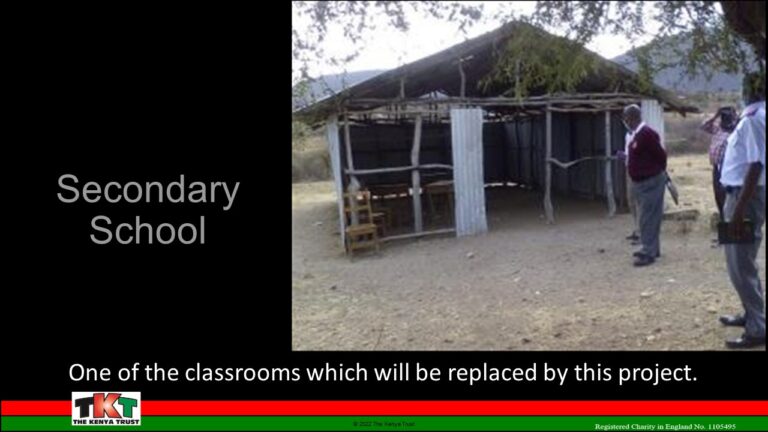 A new classroom built and equipped